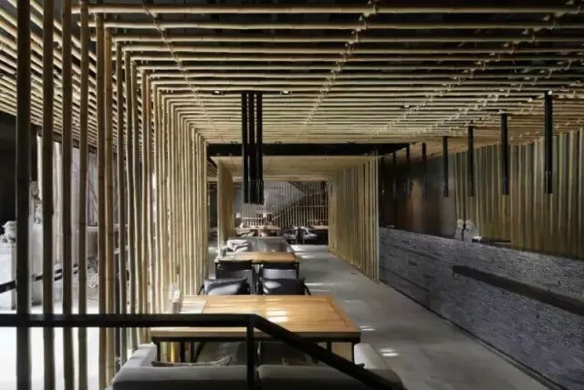 太二如何让餐厅设计玩转中国风？几根竹子让你眼前一亮！